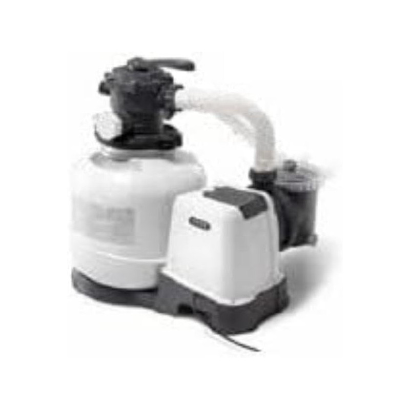 Intex Metal Corded Electric 2800 Gph Sand Filter Pump, Black