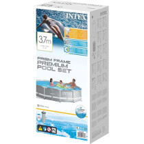 Intex Alloy Steel Round Prism Frame Pools, 6500 Liters