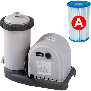 Intex Alloy Steel Prism Frame Oval Pool Set, 610 Cm X 305 Cm X 122 Cm