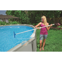 Intex Rectangular Aluminum Deluxe Pool Maintenance Kit, Black