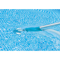 Intex Rectangular Aluminum Deluxe Pool Maintenance Kit, Black