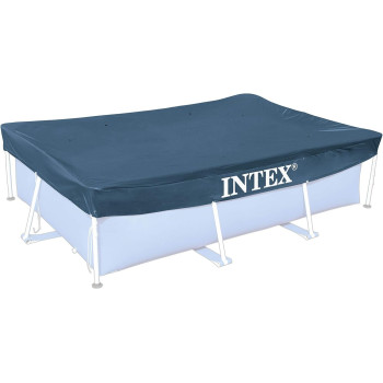 Intex Frameset Swimming Pool Cover Rectangle 3M X 2M 20Cm Overhang