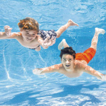 Intex Pink Rectangular Frame Pool, ‎220 X 150 X 60 Cm