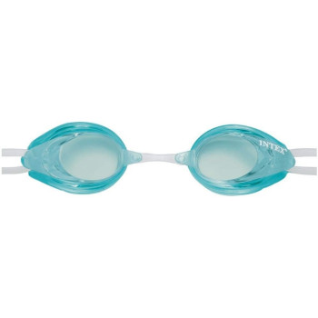 Intex Race Pro Adjustable Swimming Pool Sport Goggles, Green, 55684