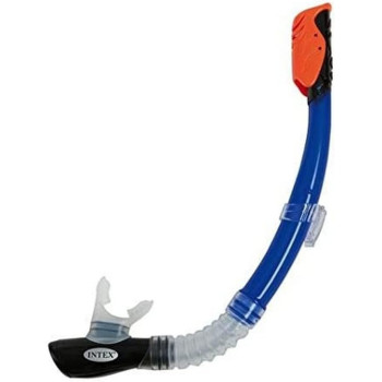 Intex Silicone Swimming Snorkel Mouthpiece, Blue/Grey