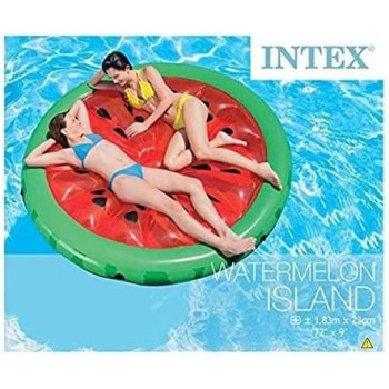 Intex Adult Watermelon Island 183X23Cm, 56283, 3.4 Kilograms