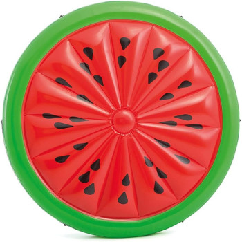 Intex Watermelon Island Pool Floater, Red/Green, 56283