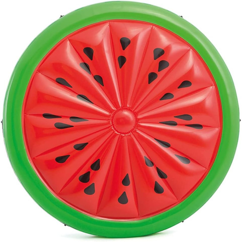 Intex Watermelon Island Pool Floater, Red/Green, 56283