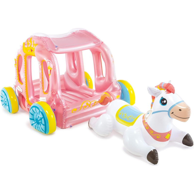 Intex Inflatable Play Centre, Princess Carriage, One Size