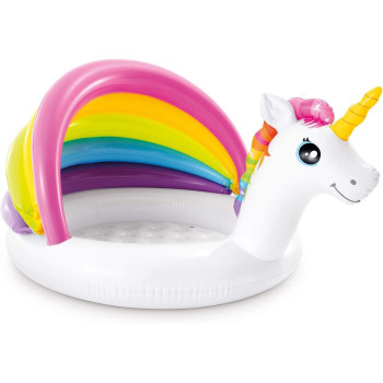 Intex Vinyl Round Unicorn Baby Pool, 12 Gallons, 3.84 Pounds