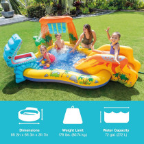 Intex Dinosaur Play Center, Multi-Colour, 216 Liters