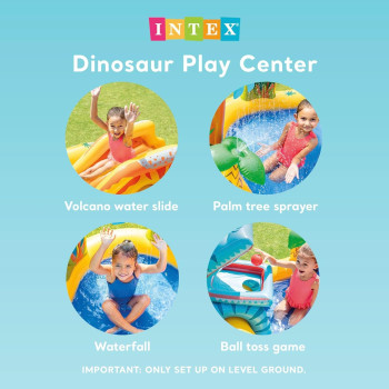 Intex Dinosaur Play Center, Multi-Colour, 216 Liters