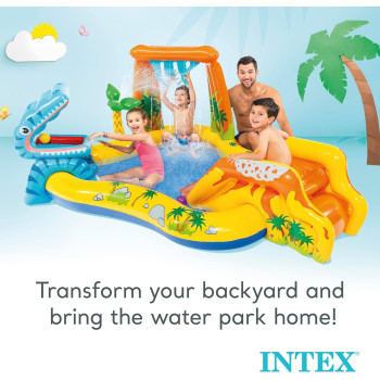 Intex Dinosaur Play Center, Multi-Colour, 216 Liters