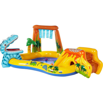 Intex Polyester Multicolor Dinosaur Play Center, 216 Liters