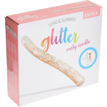 Intex Vinyl Glitter Curly Noodle, 57509, 180 X 23 X 15 Cm