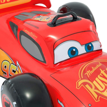 Intex Polyvinyl Chloride Multi-Colour Cars Ride-On, 57516