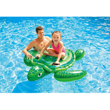 Intex Plastic Lil Sea Turtle Ride-On, ‎149.86 X 127 X 45.72 Cm
