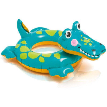 Intex Vinyl Big Animal Swim Ring, Alligator, ‎16.6 X 12.8 X 4.2 Cm