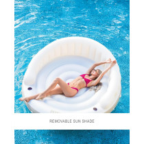 Intex Aufblasbare Lounge Liegeinsel Canopy Island, ‎5.4 Kilograms