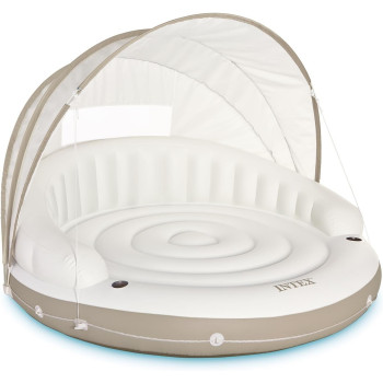 Intex Aufblasbare Lounge Liegeinsel Canopy Island, ‎5.4 Kilograms