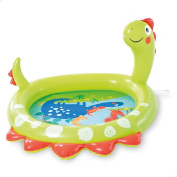 Intex,Multicolor, Round Dinosaur Spray Pool, ‎119 X 109 X 66 Cm