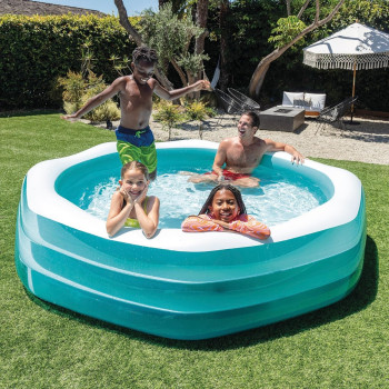 Intex Octagonal Polyvinylchlorid Swim Center Octagonal Family Pool