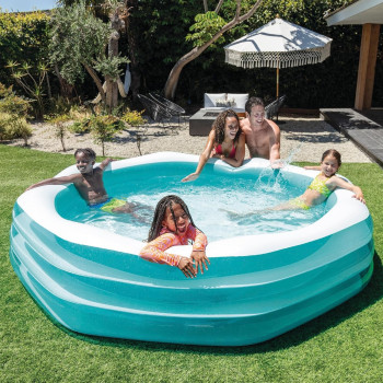 Intex Octagonal Polyvinylchlorid Swim Center Octagonal Family Pool