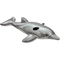 Intex Whale Ride-On Floating Raft, Gray, 1 Kilograms