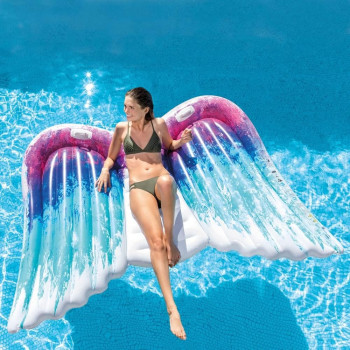 Intex ‎Unisex-Adult Polyester Angel Wings Mat, Multi-Colour