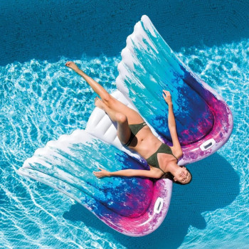 Intex ‎Unisex-Adult Polyester Angel Wings Mat, Multi-Colour