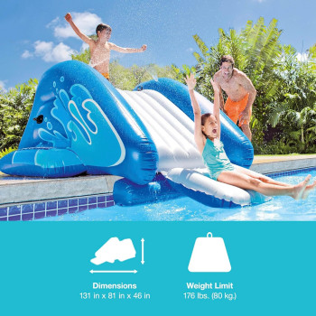 Intex Water Slide, Inflatable Play Center, For Ages 6 And Up