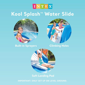 Intex Water Slide, Inflatable Play Center, For Ages 6 And Up