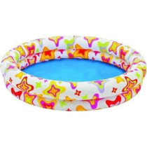 Intex Vinyl Round Fancy Stars Pool, 35 Gallons, Multi-Colour