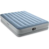 Intex Polyvinyl Chloride Queen Dura Beam Comfort Airbed With Fastfill USB Pump, Red