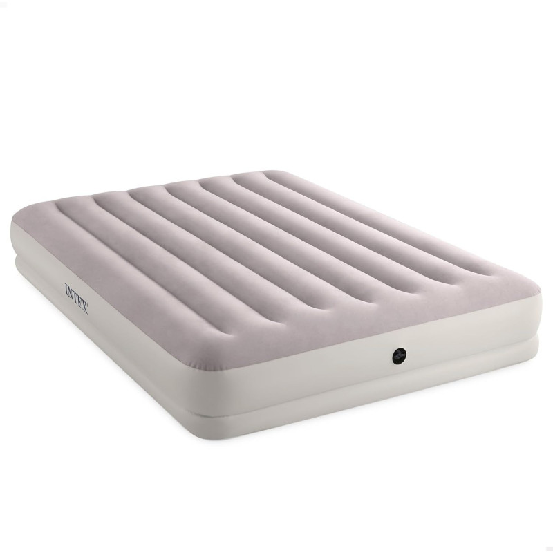 Intex Queen Dura Beam Prestige Mid Rise Airbed W/ USB 150, 1.52M X 2.03M X 30Cm
