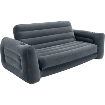 Intex Polyester Rectangular Pull-Out Sofa, 200 Kilograms