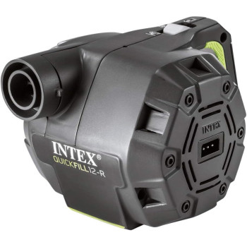 Intex Rechargeable Electric Pump Indoor And Outdoor Use, Black