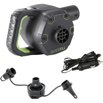 Intex Rechargeable Electric Pump Indoor And Outdoor Use, Black