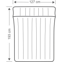 Intex Lightweight Captain Camping Mat, ‎127 X 24 X 193 Cm