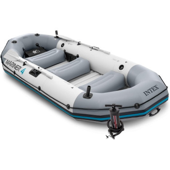 Intex Plastic Mariner Inflatable Boat Set Series, Grey