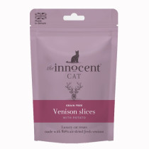 The Innocent Cat Venison Slices with Potato Grain-Free Cat Treats 70g