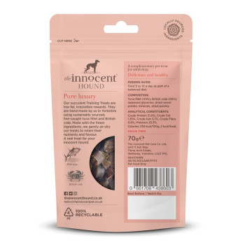 The Innocent Hound Training Tuna and Crab Rewards Treats 70g