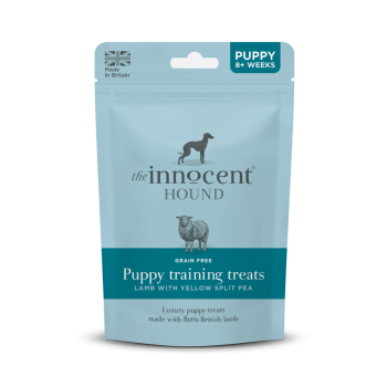 The Innocent Hound Puppy Training Lamb with Yellow Split Pea Treats 70g