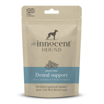 The Innocent Hound Dental Support British Lamb Aniseed & Citrus Exract Dog Sausages 5pcs