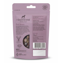 The Innocent Hound Sliced Venison with Potato Dog Sausages 70g