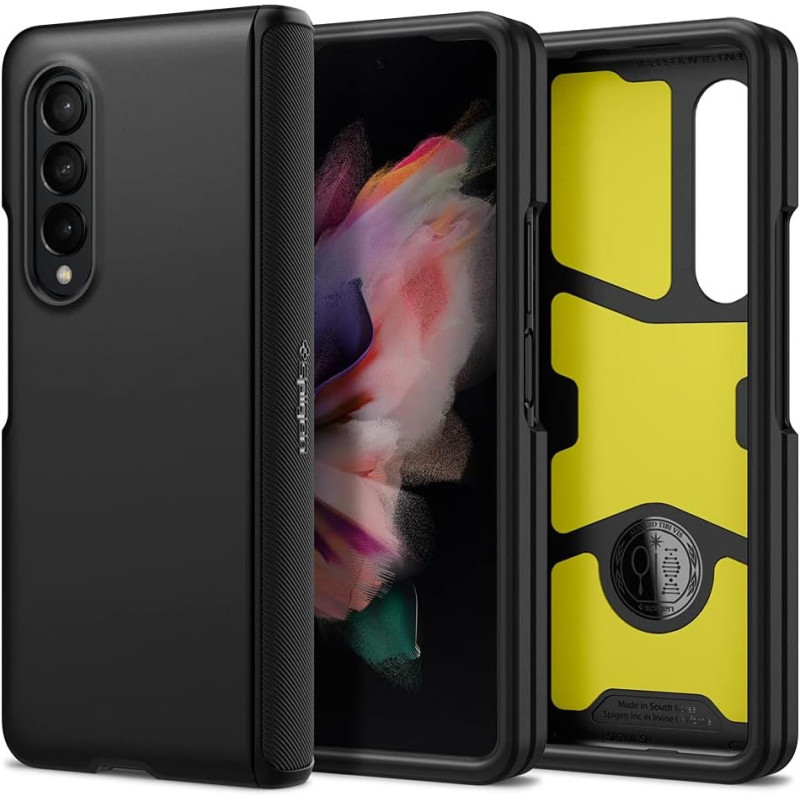 Spigen Slim Armor Pro Designed For Galaxy Z Fold 3 5G Case, Black