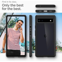Spigen Ultra Hybrid Designed For Pixel 6A Case, Matte Black