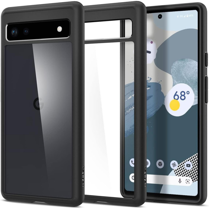Spigen Ultra Hybrid Designed For Pixel 6A Case, Matte Black