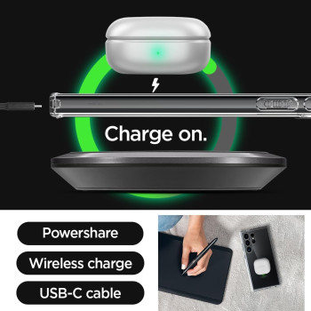 Spigen Ultra Hybrid Designed For Galaxy S24 Ultra Case, Military-Grade Protection, Crystal Clear