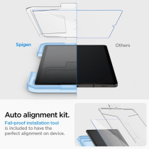 Spigen Tempered Glass Screen Protector Glastr Ez Fit Designed For Galaxy Tab S9 Plus, 9H Hardness/Case-Friendly